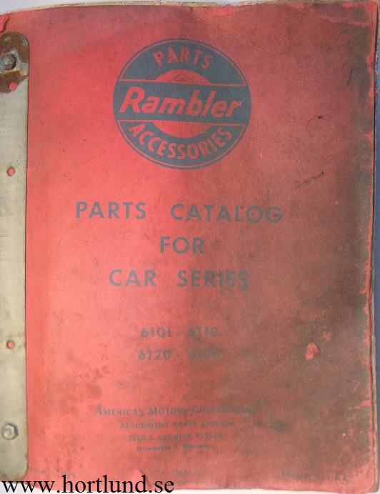 1961 Rambler Parts Catalog