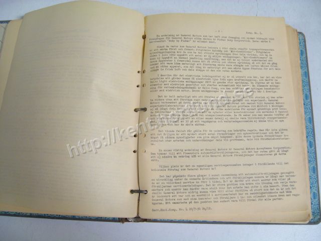 1932-1938 Läropärm med information för GM personal Svensk