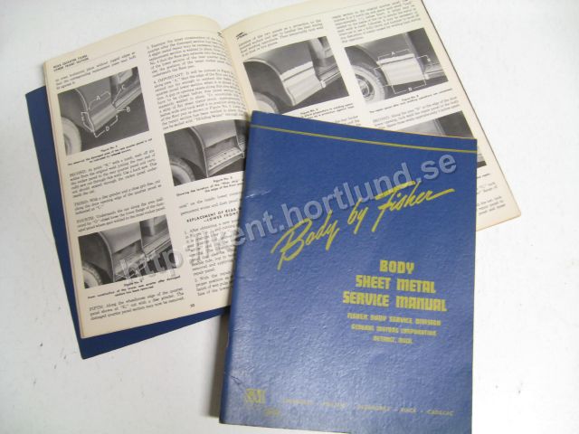 1941 - 1942 Body Sheet Metal Service Manual 1946 edition