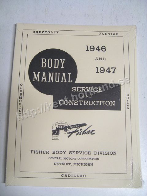 1946 1947 1948 Fisher Body Service Manual