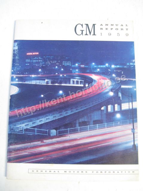 1959 GM annual Report 1959