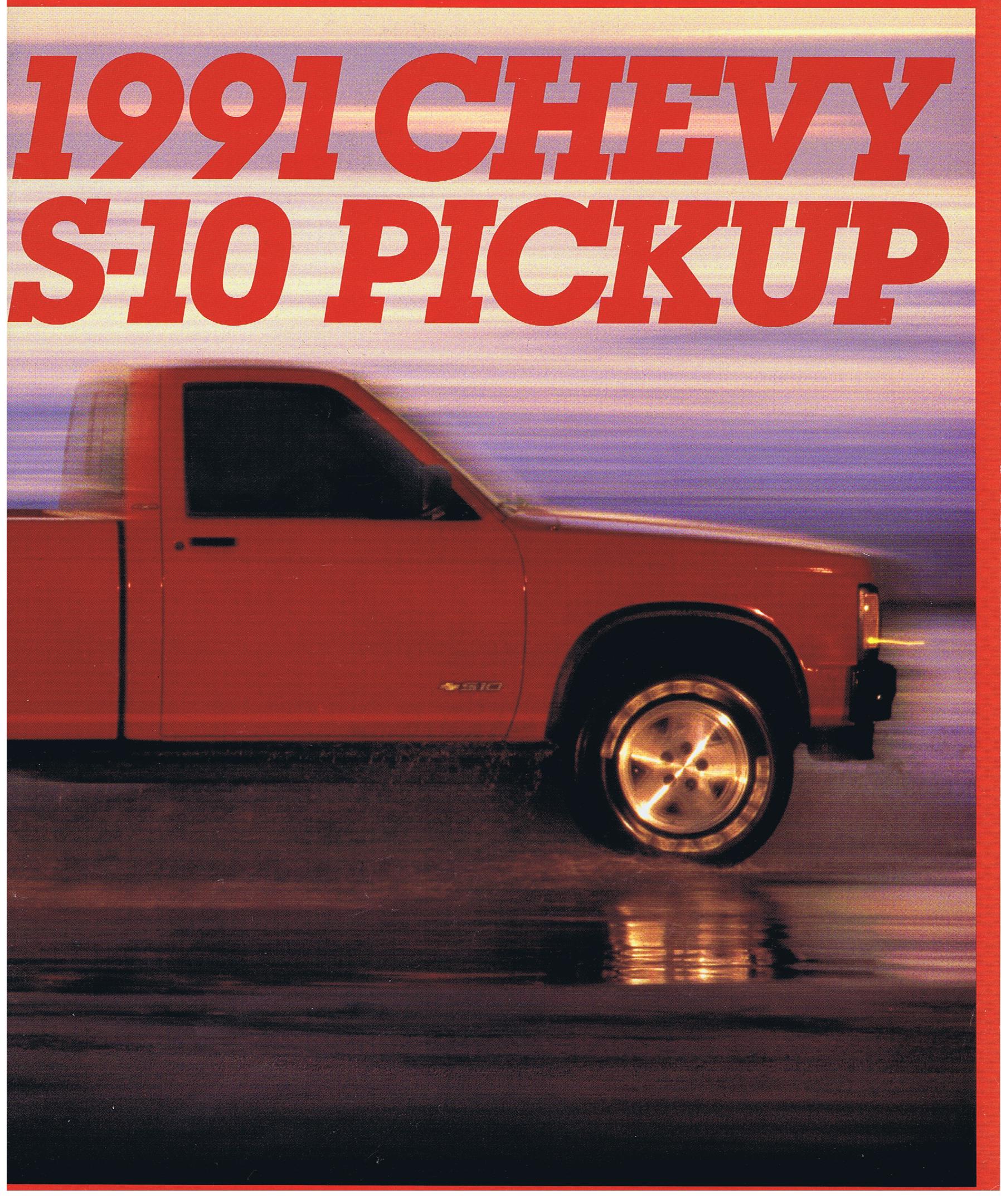 1991 Chevrolet Truck Pickup S-10 Broschyr