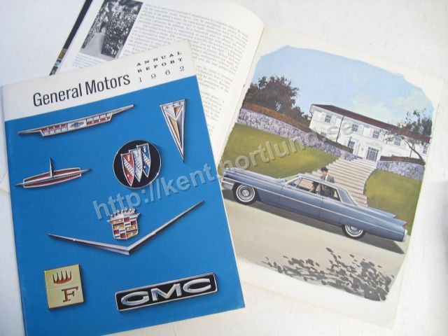 1962 GM Annual Report 1963 års bilar