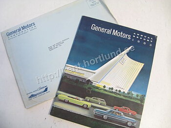 1963 GM annual report 1963 with 1964 cars