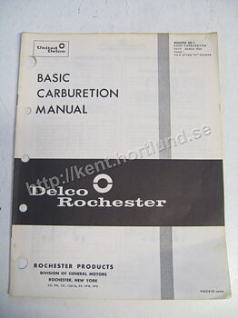 1964 Delco Rochester Basic Carburetion Manual
