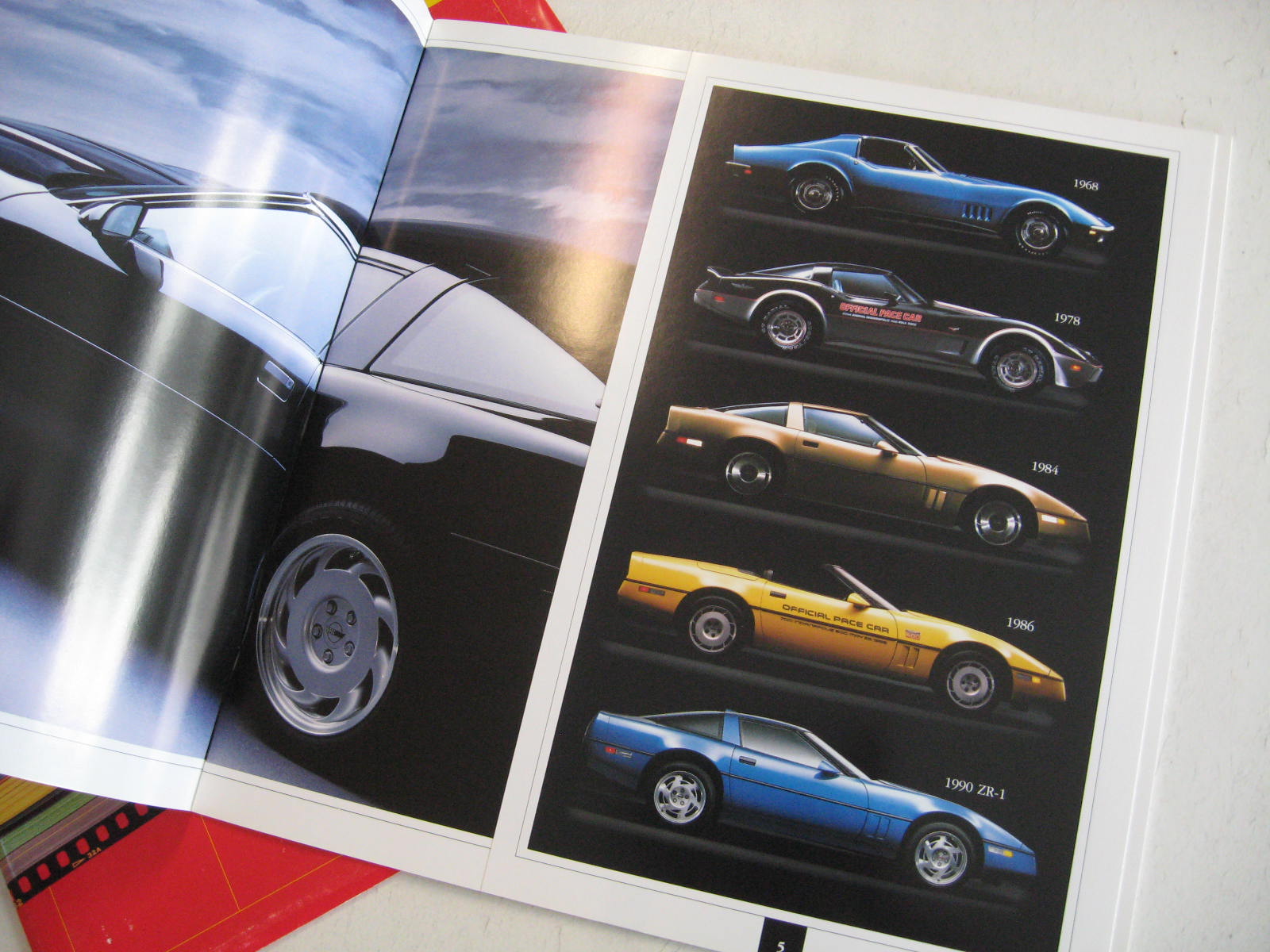 1991 Chevrolet Corvette Broschyr med Kuvert - 2
