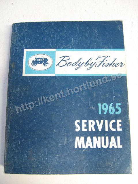 1965 Fisher Body Service Manual