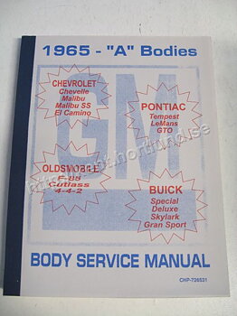 1965 Fisher Body Service Manual A Bodies