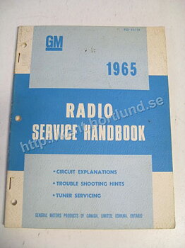 1965 GM Radio Service Handbook