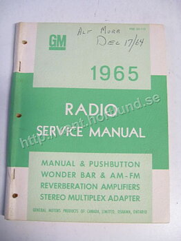1965 GM Radio Service Manual