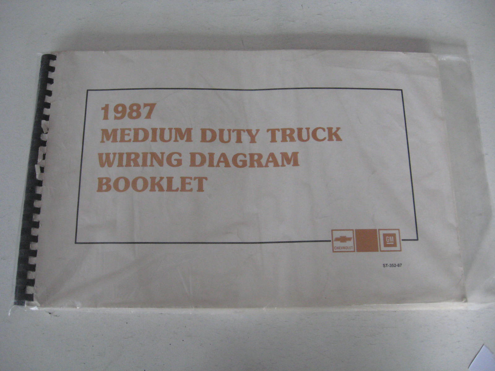 1987 Chevrolet Truck Medium Duty Truck Wiring Diagram Booklet