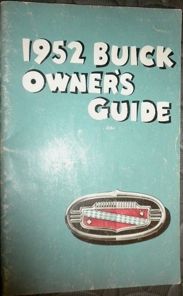 1952 Buick Owners Manual