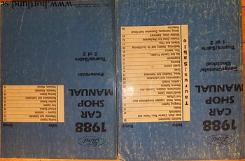 1988 Ford Taurus / Mercury Sable Shop Manual