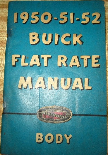 1950-1952 Buick Flat Rate Manual Body
