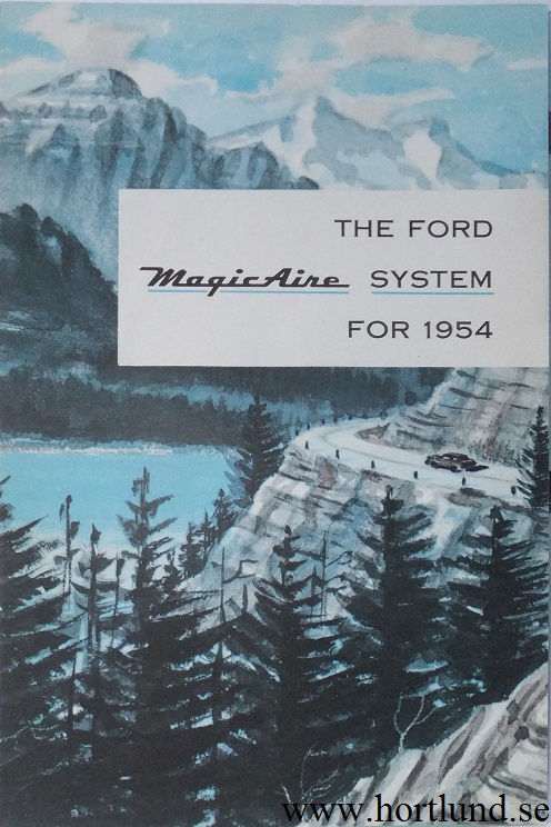 1954 Ford Magic Aire broschyr