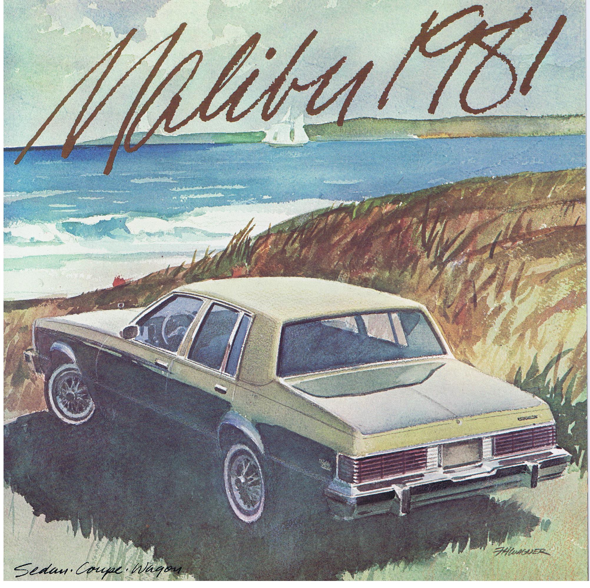 1981 Chevrolet Malibu Broschyr
