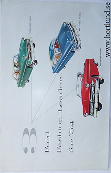 1954 Ford Crestline broschyr