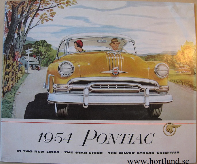 1954 Pontiac Star Chief och Chieftain broschyr