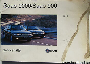 1994 SAAB 900 / 9000 Servicehäfte