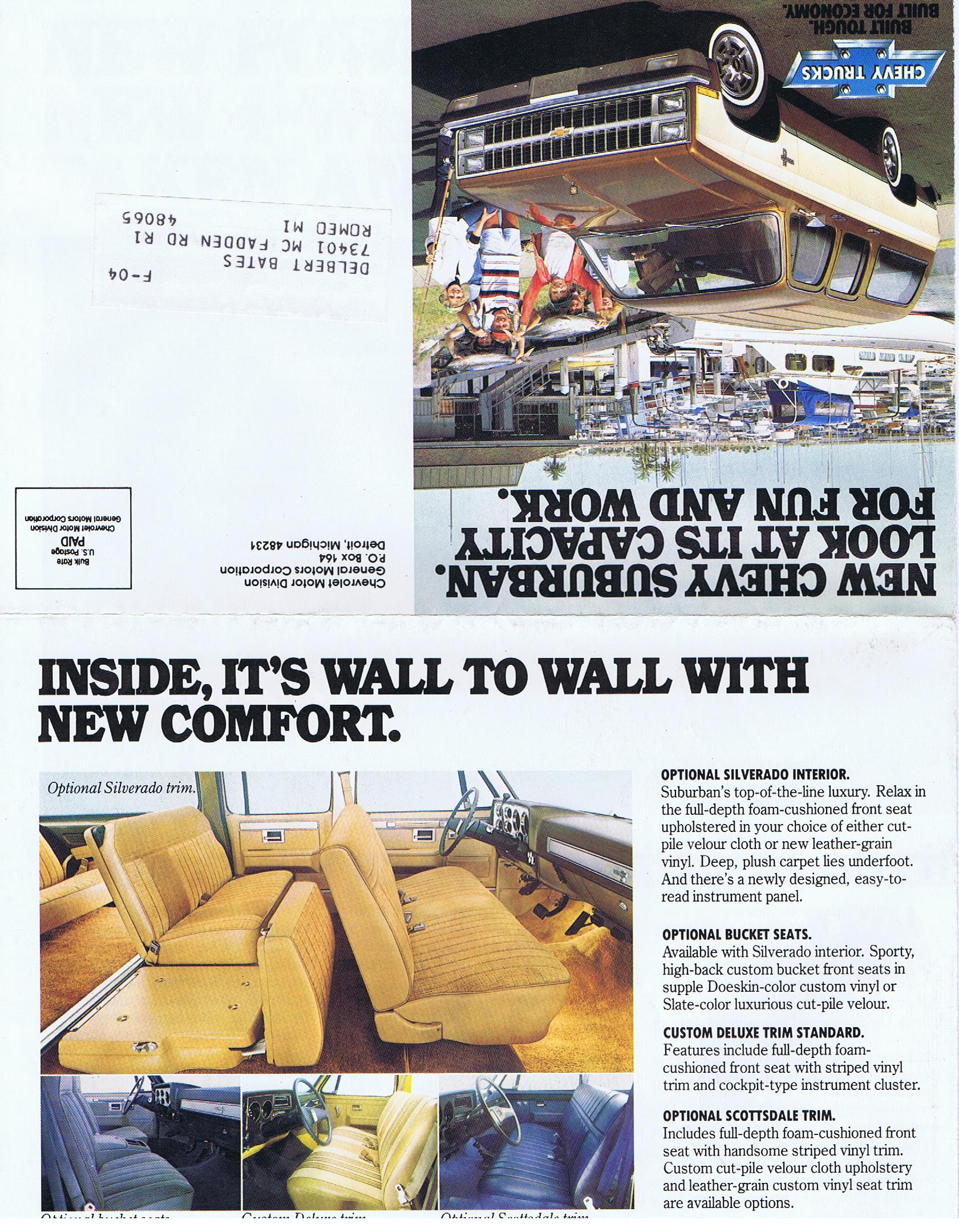 1981 Chevrolet Truck Mailer