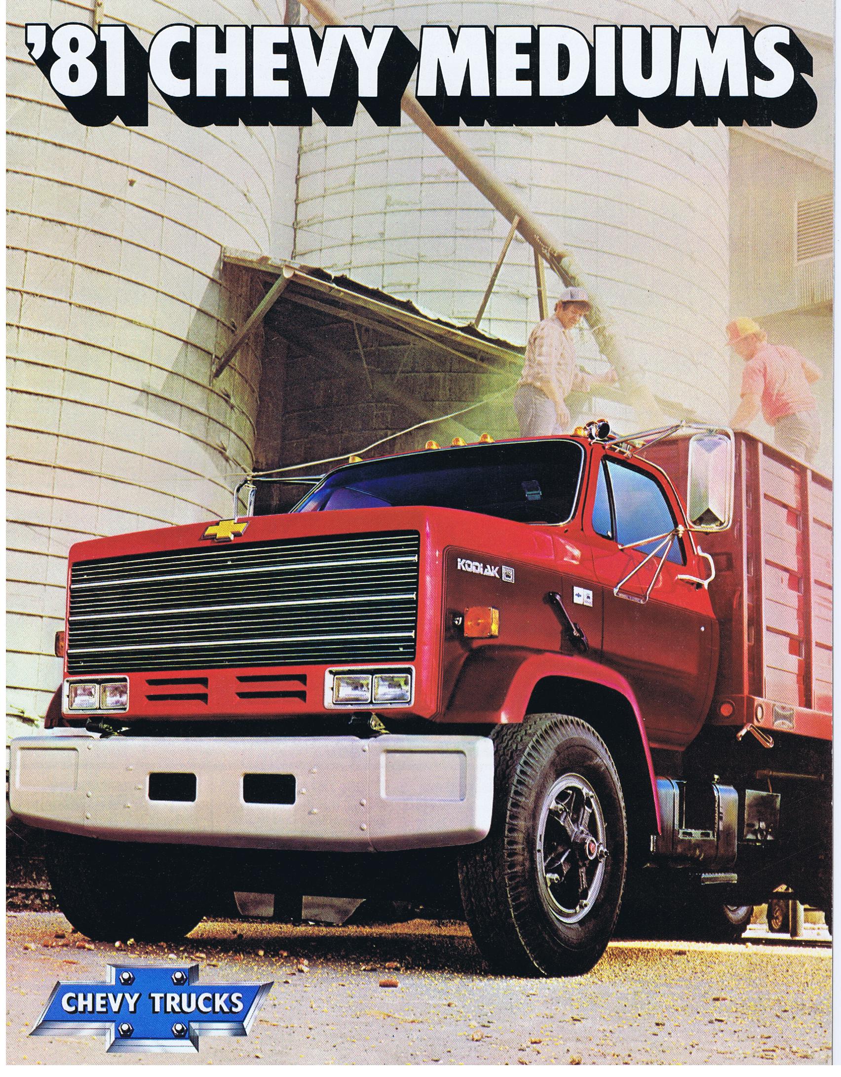 1981 Chevrolet Truck Mediums Broschyr
