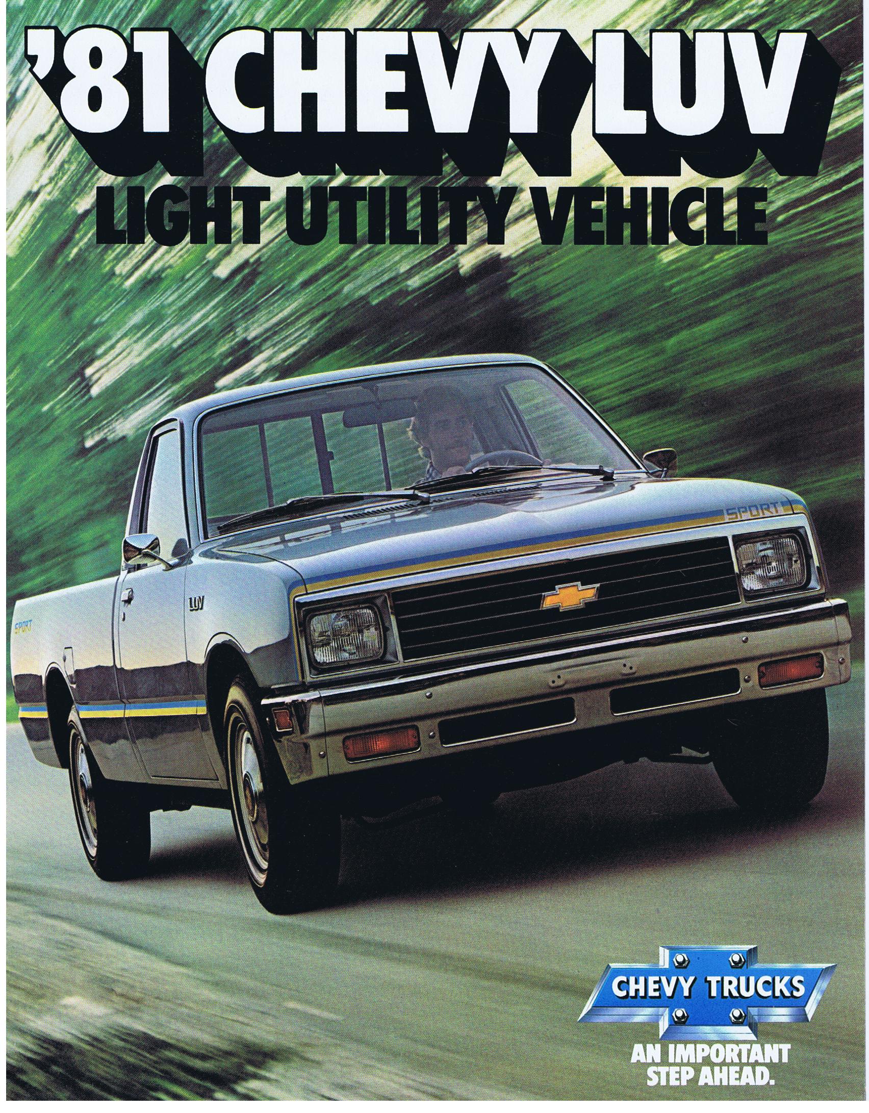 1981 Chevrolet Truck LUV Broschyr