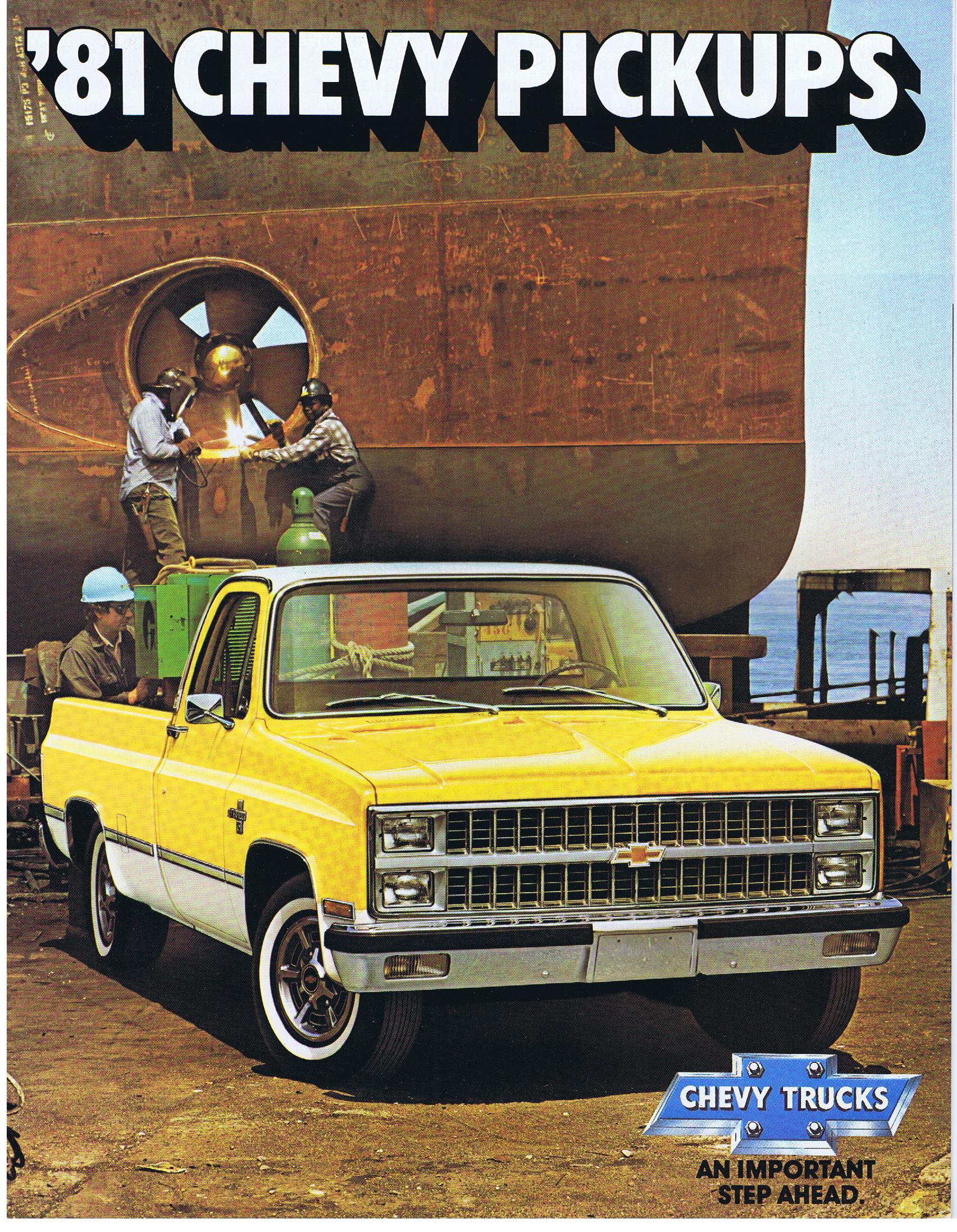 1981 Chevrolet Truck Pickups Broschyr