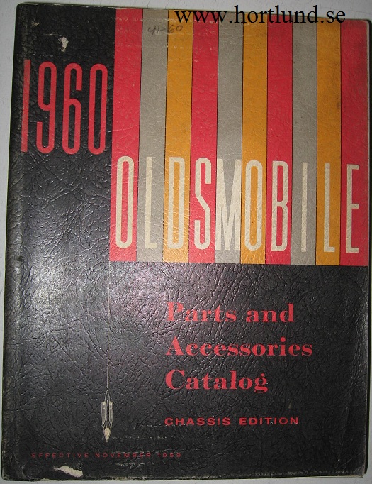 1960 Oldsmobile Body Parts Book