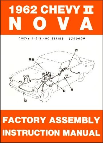 1962 Chevy II Nova Factory Assembly Instruction Manual