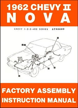 1962 Chevy II Nova Factory Assembly Instruction Manual