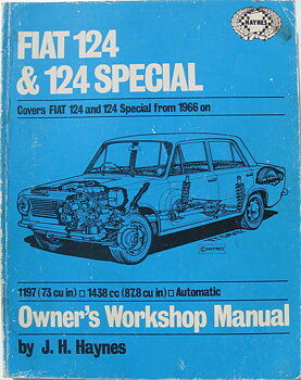 1966 - 1974 Fiat 124 & 124 Special Workshop Manual
