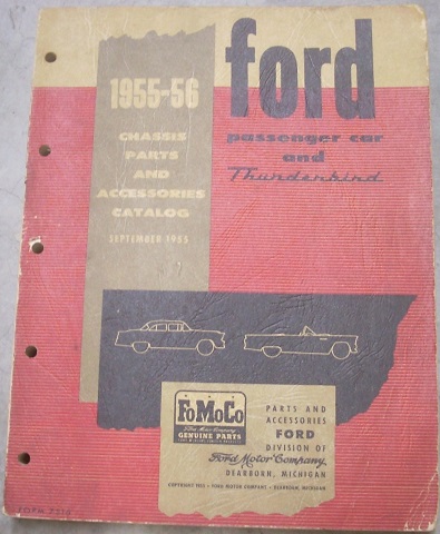 www.hortlund.se - 1955-1956 Ford Car Chassis Parts and Accessories Catalog