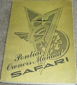 1987 Pontiac Safari Owners Manual
