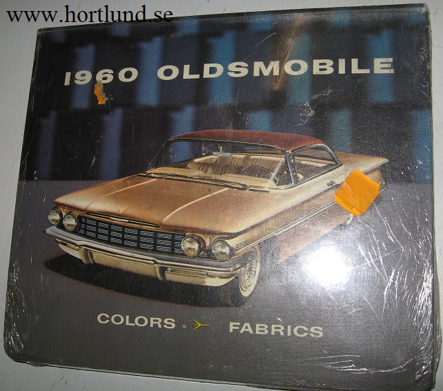 1960 Oldsmobile Dealer Album Colors and Fabrics