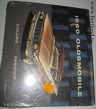 1960 Oldsmobile Dealer Album Colors and Fabrics