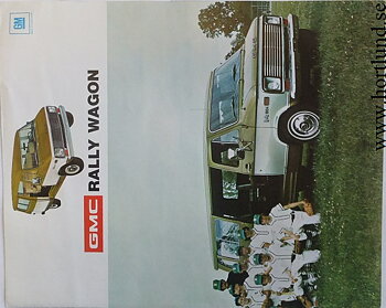 1974 GMC Rally Wagon Broschyr