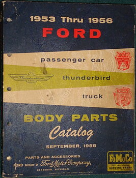 1953-1956 Ford Car and Truck Body Parts and Accessories Catalog