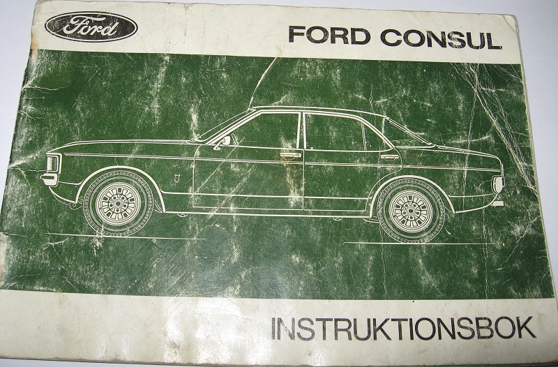 1974 Ford Consul Instruktionsbok