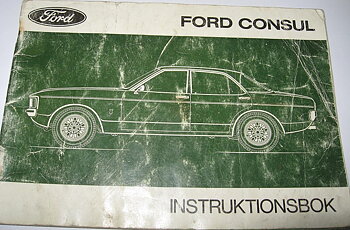 1974 Ford Consul Instruktionsbok