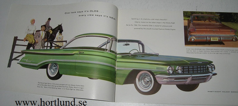 1960 Oldsmobile lyx broschyr - 2