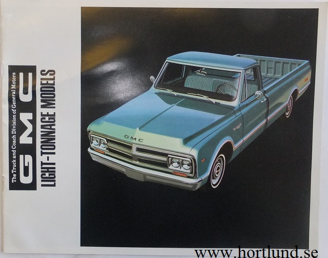 1968 GMC Light-Tonage Models Broschyr