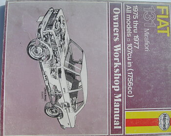 1975 - 1977 Fiat 131 Mirafiori Workshop Manual