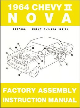 1964 Chevy II Nova Factory Assembly Instruction Manual