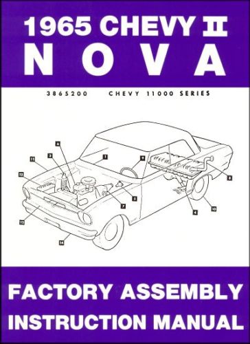 1965 Chevy II Nova Factory Assembly Instruction Manual