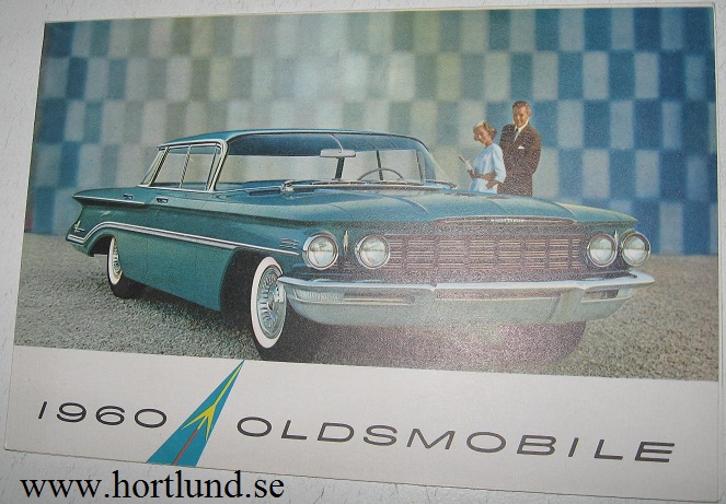 1960 Oldsmobile färgbroschyr folder Rev. 3-60
