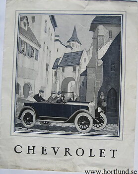 1926 Chevrolet broschyr svensk