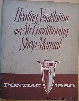 1960 Pontiac Heating, Ventilation and Air Conditioning Shop Manual