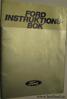 1979 Ford Instruktionsbok