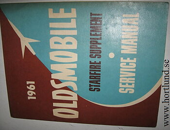 1961 Oldsmobile Starfire Supplement Service Manual