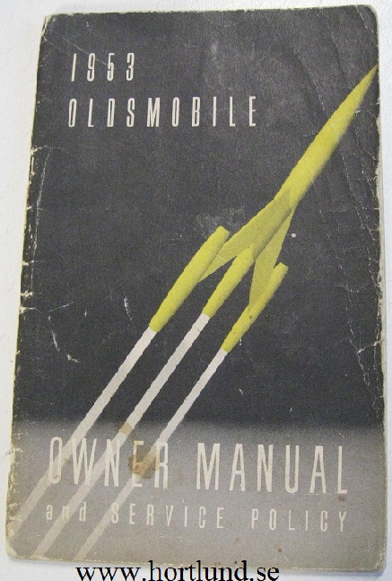 1953 Oldsmobile Owner Manual instruktionsbok